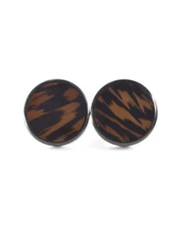 Accessoires pour hommes Classic Round Metallic Coffee Brown