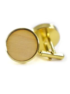 Accessoires pour hommes Classic Round Metallic Coffee Brown