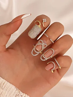 Bagues Métal Adulte Quotidien Décontracté Bijoux