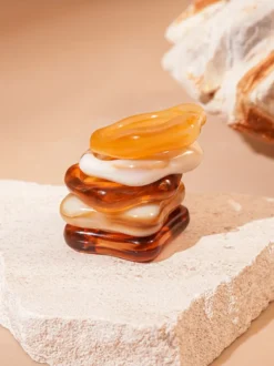 Bagues rondes style européen pour adultes bijoux décontractés au quotidien