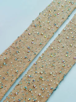 Bas Collants Femmes en Paillettes Transparentes Creusants Taille Haute Unicolore Sexy Bas Autofixants