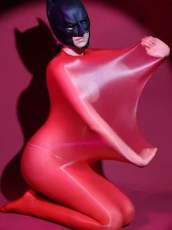 Bas de corps ultra-fins et brillants lingerie séduisante rouge 1 pièce sans couture