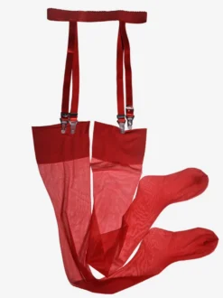 Bas sexy hauts et fins avec porte-jarretelles
