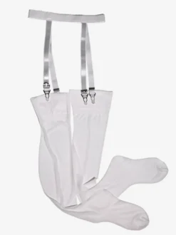 Bas sexy hauts et fins avec porte-jarretelles