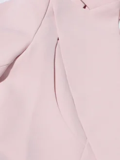 Blazer chic à manches longues découpées pour femme