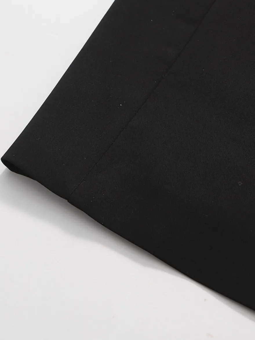 Blazer chic pour femme col rabattu manches longues découpées vêtement d'extérieur