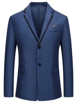 Blazers et vestes Hommes Casual Costumes Casual Blanc Grey Cool Cool Costuri costume pour hommes
