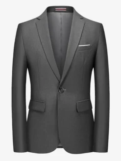 Blazers Vestes Costumes Décontractés Hommes Formel Bleu Vert Foncé De Qualité