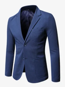 Blazers Vestes Costumes Décontractés Hommes Plaid Mariage Décontractés Chic