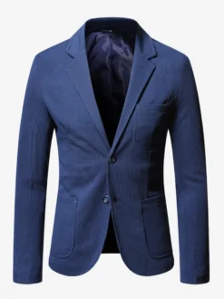 Blazers Vestes Costumes Décontractés Hommes Plaid Mariage Décontractés Chic