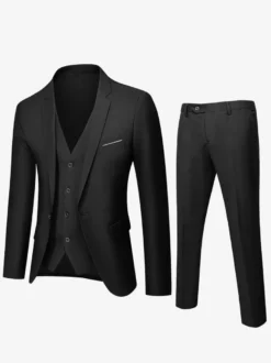 Blazers Vestes Costumes Décontractés Pour Hommes Chic Vert Chasseur Noir Cool Costumes Décontractés Pour Hommes