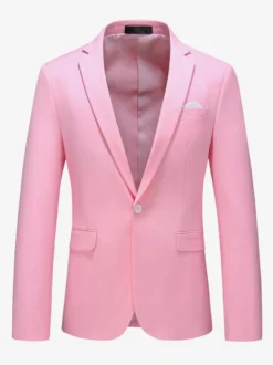 Blazers Vestes Costumes Décontractés Hommes Formel Kaki Jaune Cérémonie Mariage