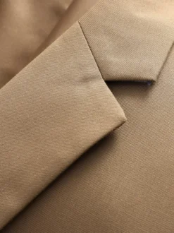 Blazers Vestes Costumes Décontractés Hommes Formel Kaki Jaune Cérémonie Mariage