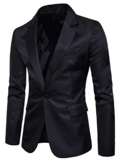 Blazers & Vestes Hommes Casual Costumes Casual Casual Kaki Jolie costumes décontractés