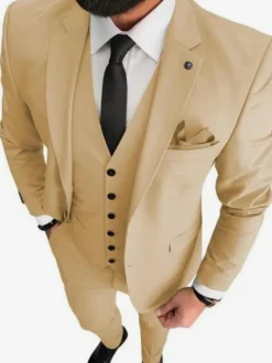 Blazers & Vestes Hommes Casual Costumes Plaid Business Décontracté Costume Pour Mariage Soirée