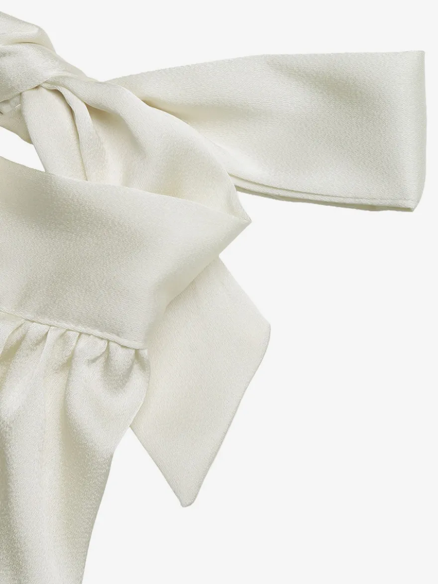 Blouse pour femme abricot dos nu sexy sans manches