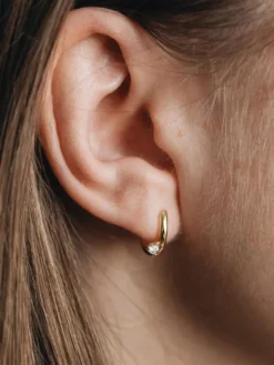 Boucles d'oreilles dorées pour adulte style western décontracté bijoux de tous les jours