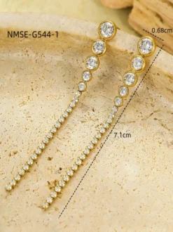 Boucles d'oreilles dorées pour adulte style vintage décontracté bijoux de tous les jours