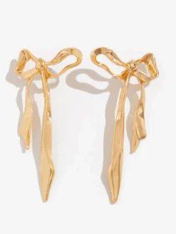 Boucles d'oreilles dorées pour adulte style western décontracté motif papillon bijoux géométriques