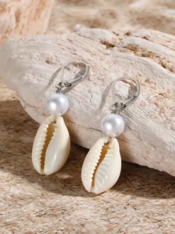 Boucles d'oreilles en forme de coquillage bohème pour femmes 2026