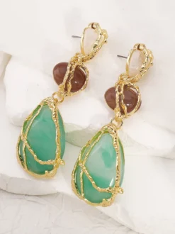 Boucles d'oreilles en forme de larme en acrylique pour femmes 2026