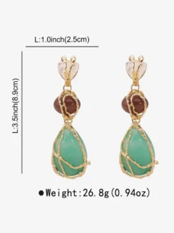 Boucles d'oreilles en forme de larme en acrylique pour femmes 2026
