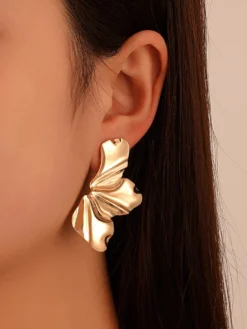 Boucles d'oreilles en forme de fleur irrégulière pour femmes 2026