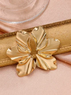 Boucles d'oreilles en forme de fleur irrégulière pour femmes 2026