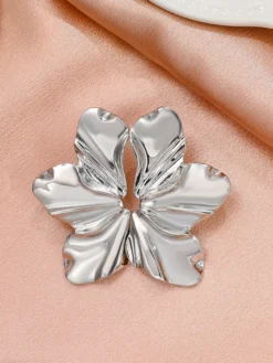 Boucles d'oreilles en forme de fleur irrégulière pour femmes 2026