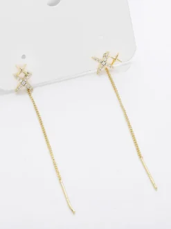 Boucles d'oreilles à pampilles en forme d'étoile à huit branches pour femmes 2026