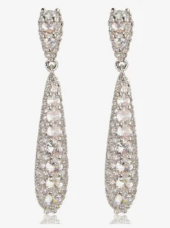Boucles d'oreilles pendantes en argent pour adulte style baroque décontracté bijoux du quotidien