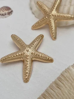 Boucles d'oreilles style océan en forme d'étoile de mer pour femmes 2026