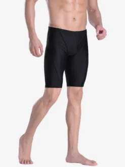 Boxer de natation professionnel pour homme séchage rapide effet peau de requin anti-gêne pour adultes