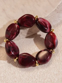Bracelet rond style européen pour adulte et fille bijou décontracté au quotidien