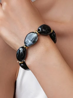 Bracelet rond style européen pour adulte et fille bijou décontracté au quotidien