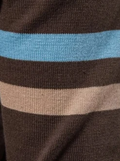Cardigan Pour Hommes Pulls Rayures Confortables Manches Longues Noir Bleu Veste