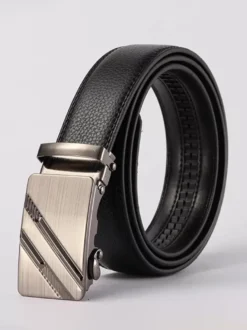 Ceinture chic en cuir PU pour homme costume