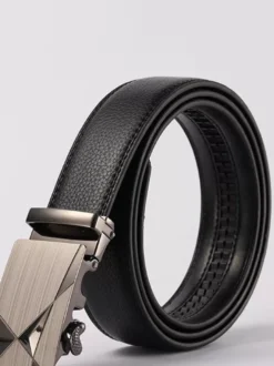 Ceinture chic en cuir PU pour homme costume