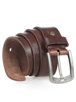 Ceinture homme en cuir ceinture marron clair