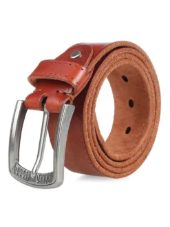Ceinture homme en cuir ceinture marron clair