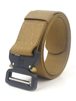 Ceinture Homme Nylon Ceinture Décontractée Quotidienne Vert Chasseur