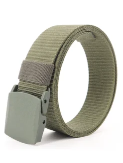 Ceinture Hommes Chic En Toile Bleu