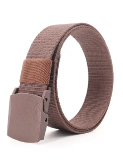 Ceinture Hommes Chic En Toile Bleu