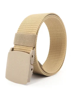 Ceinture Hommes Chic En Toile Bleu