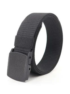 Ceinture Hommes Chic En Toile Bleu