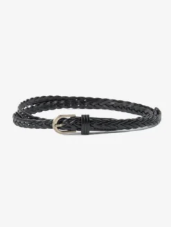 Ceinture élégante en cuir avec boucle en métal ceintures polyvalentes de couleur unie pour femmes