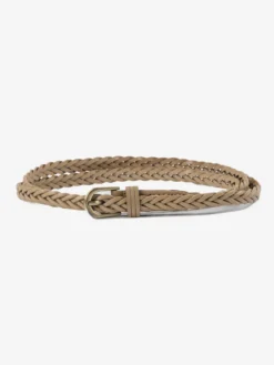 Ceinture élégante en cuir avec boucle en métal ceintures polyvalentes de couleur unie pour femmes