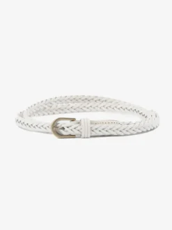 Ceinture élégante en cuir avec boucle en métal ceintures polyvalentes de couleur unie pour femmes