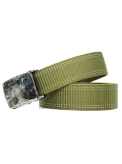 Ceinture Pour Hommes En Polyester Simple Bleu Foncé