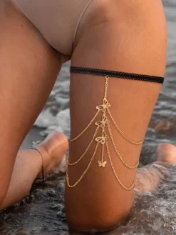 Chaîne de Jambe Plage Métal Adulte Femme Bijoux accessoires